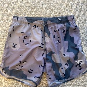 NFQ men’s large performance training shorts.